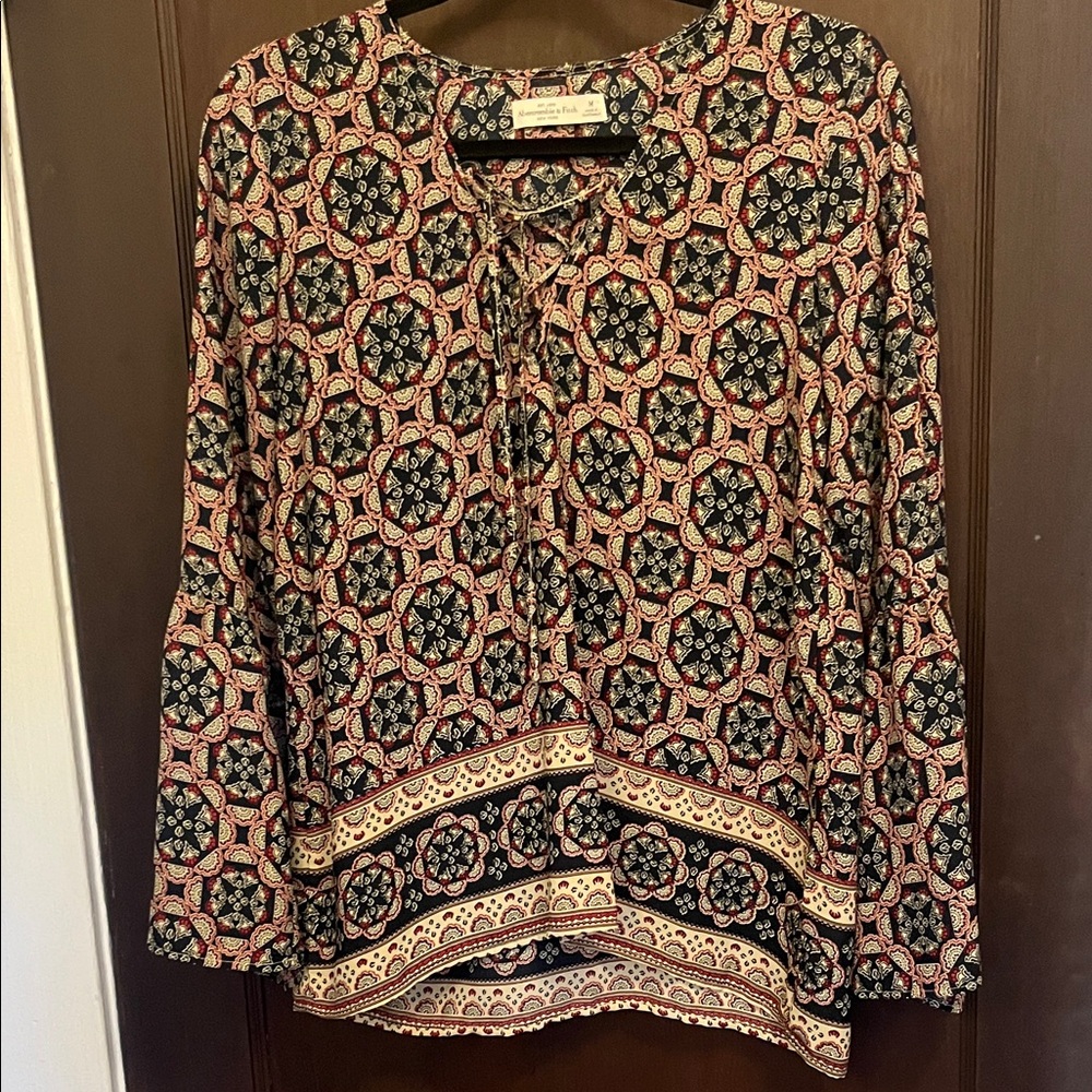 Abercrombie & Fitch Multicolor Patterned Blouse